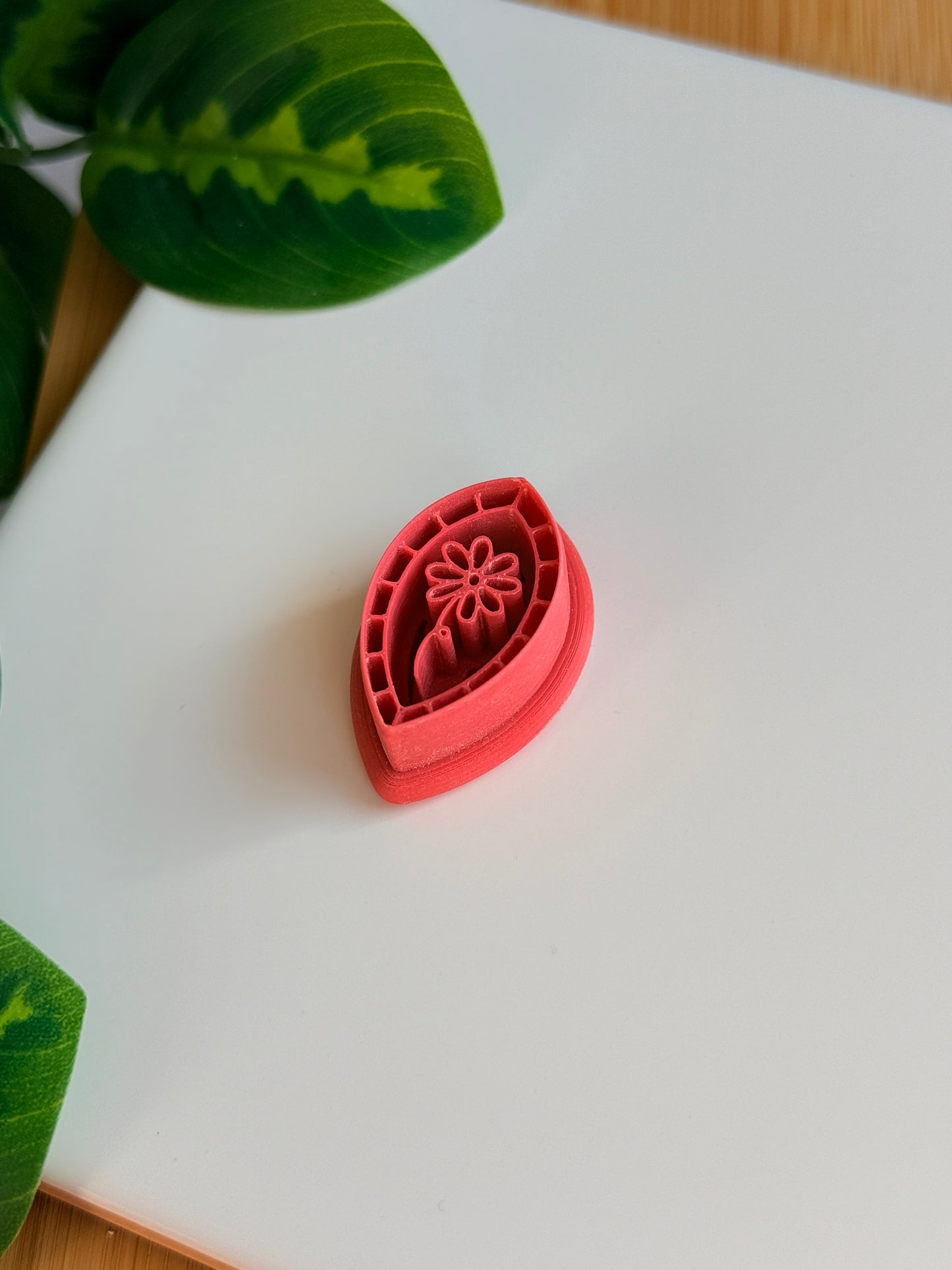 Framed Daisy Cutter - Teardrop | Polymer Clay Cutters