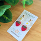 Strawberry Daisy Dangles