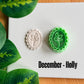 Framed Birth Month Flower Cutter | Polymer Clay Cutters