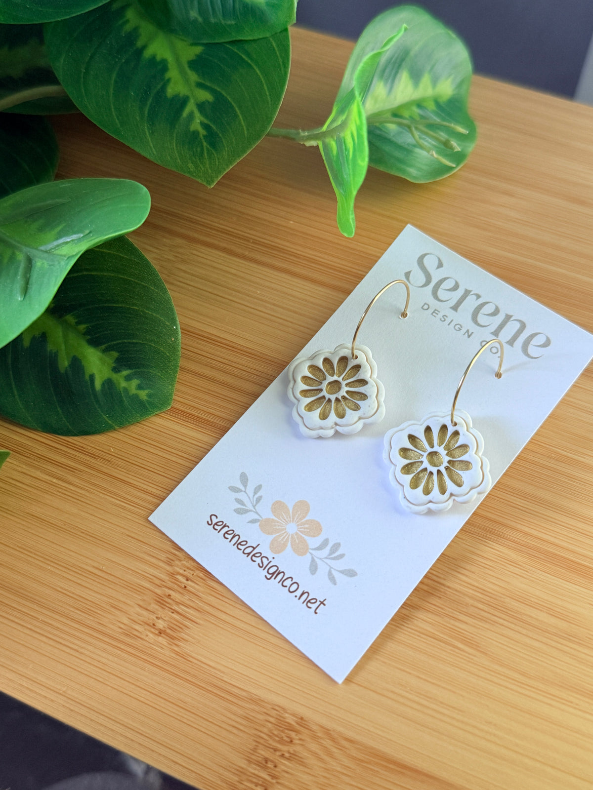 Flower Tile Hoops