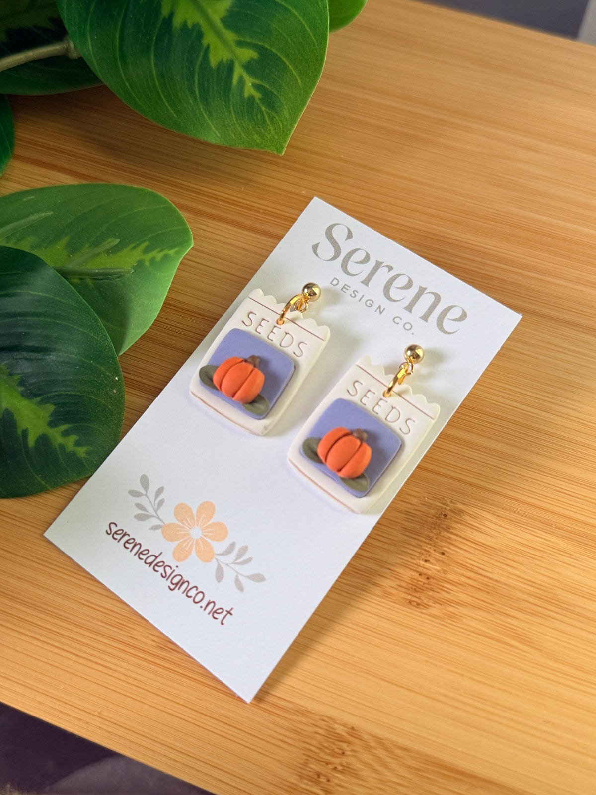 Veggie Seed Packet Dangles
