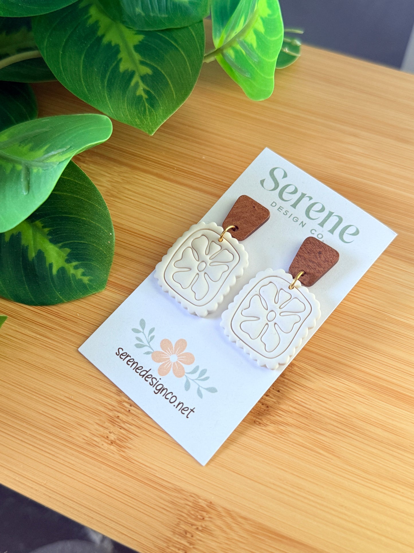 Flower Tile Dangles
