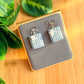 Floral Castle Book Earrings | Polymer Clay Earrings