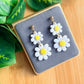 Double Daisy Earrings | Polymer Clay Earrings