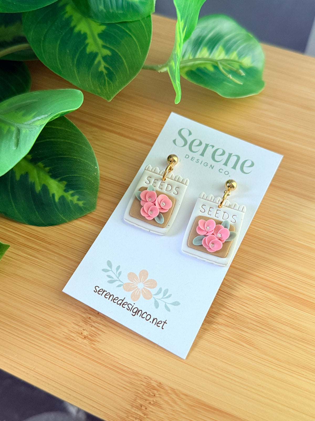 Flower Seed Packet Dangles