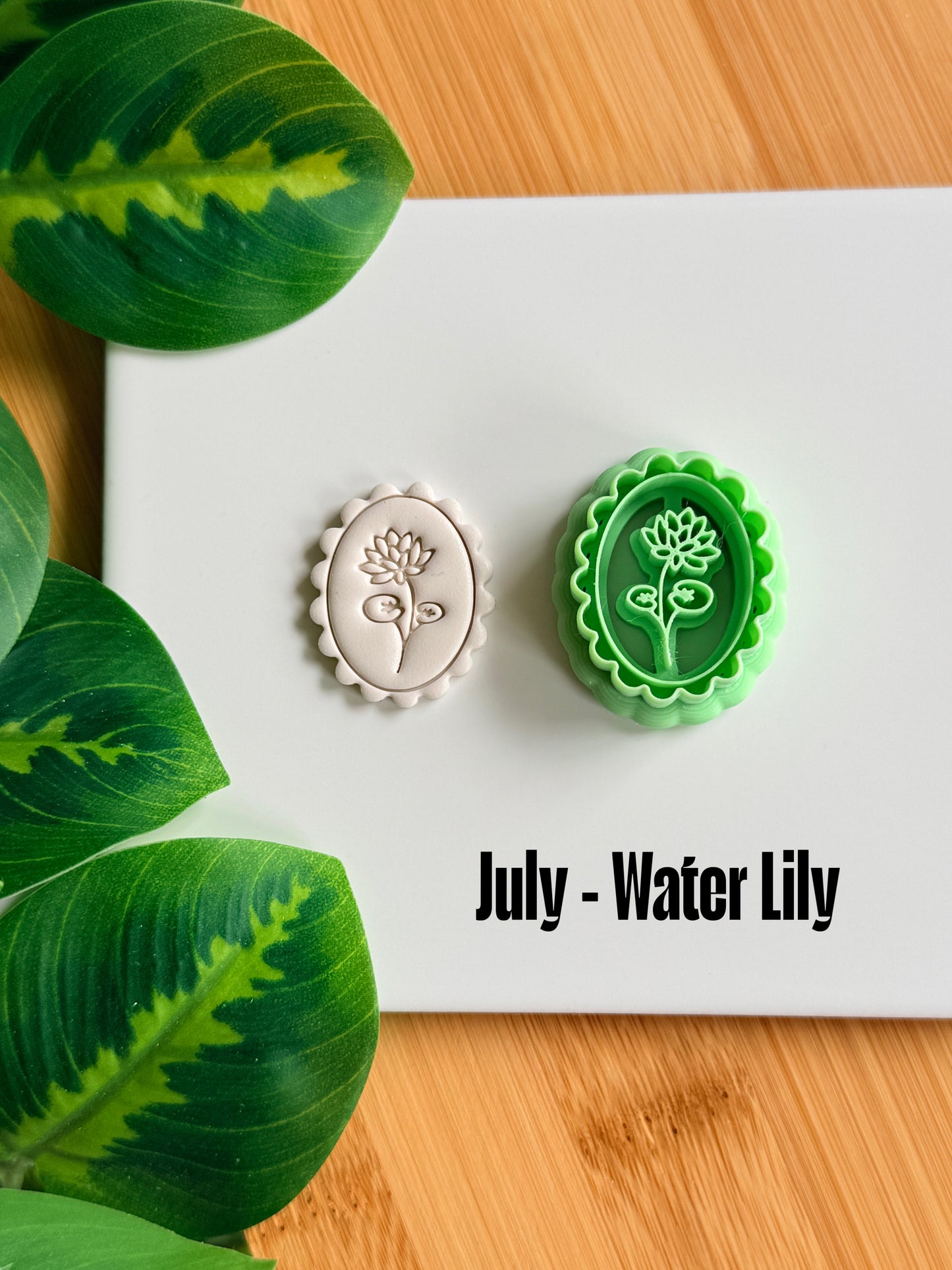 Framed Birth Month Flower Cutter | Polymer Clay Cutters