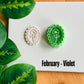 Framed Birth Month Flower Cutter | Polymer Clay Cutters