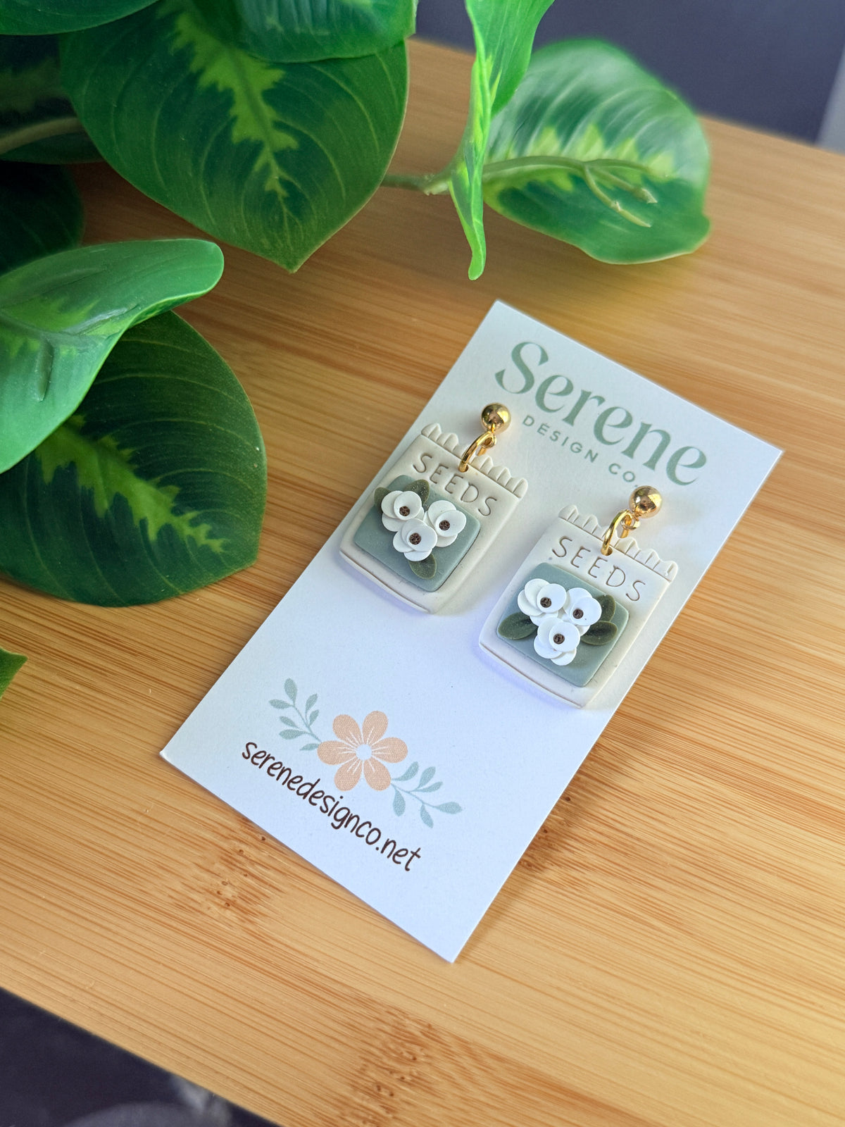 Flower Seed Packet Dangles