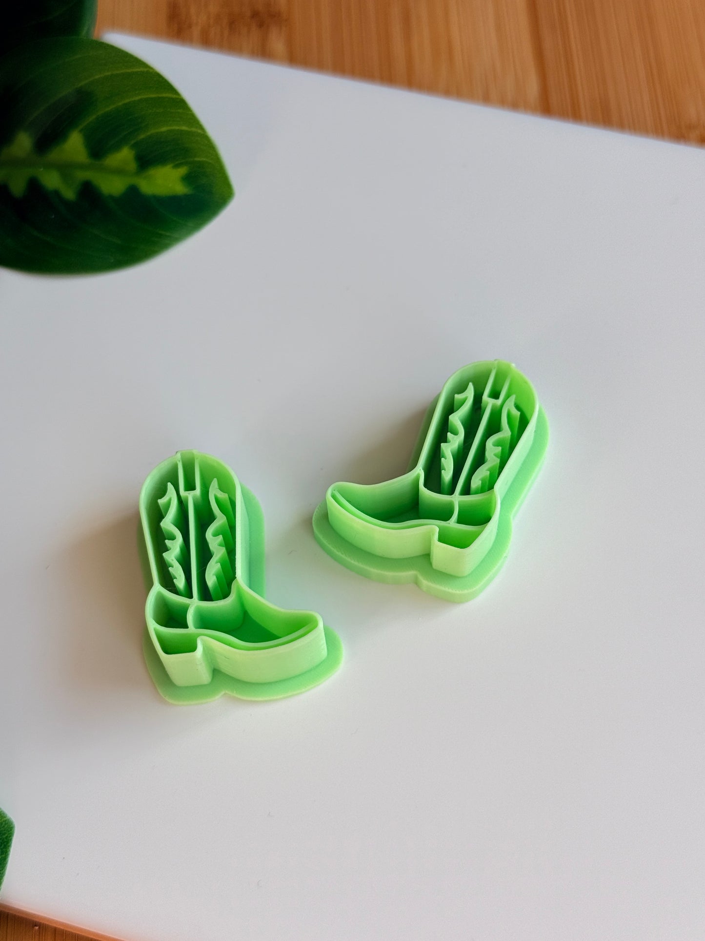 Cowboy Boot Mirrored Cutter Set | Polymer Clay Cutters