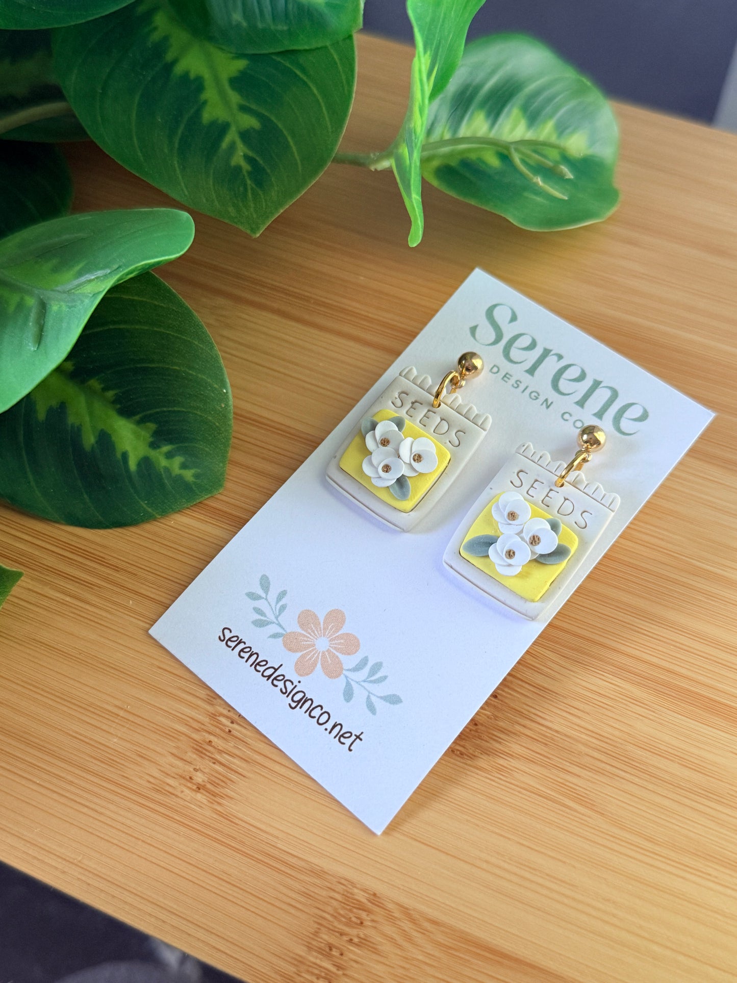 Flower Seed Packet Dangles