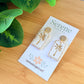 Gold Foil Palm Tree Dangles