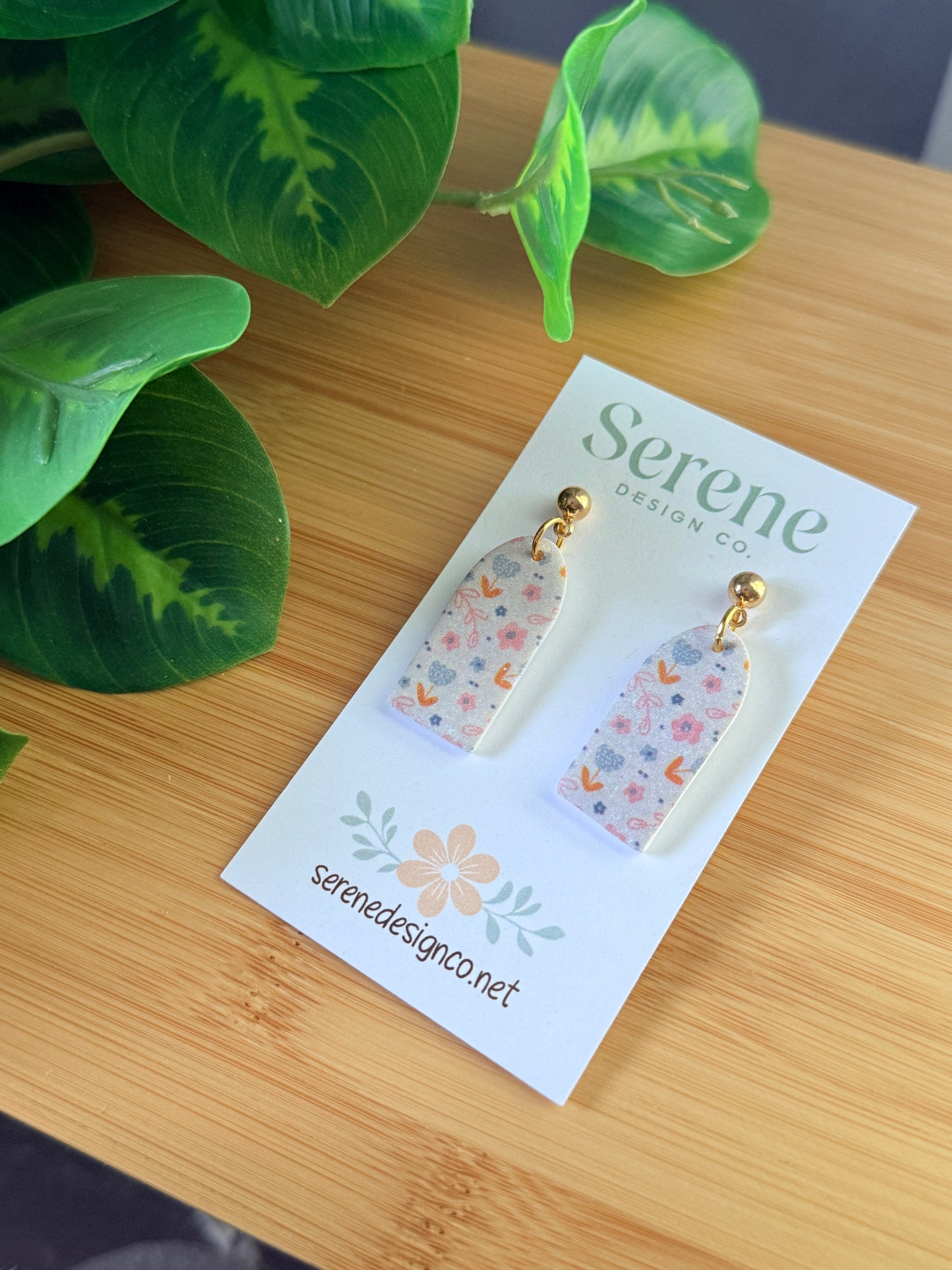 Spring Floral Dangles