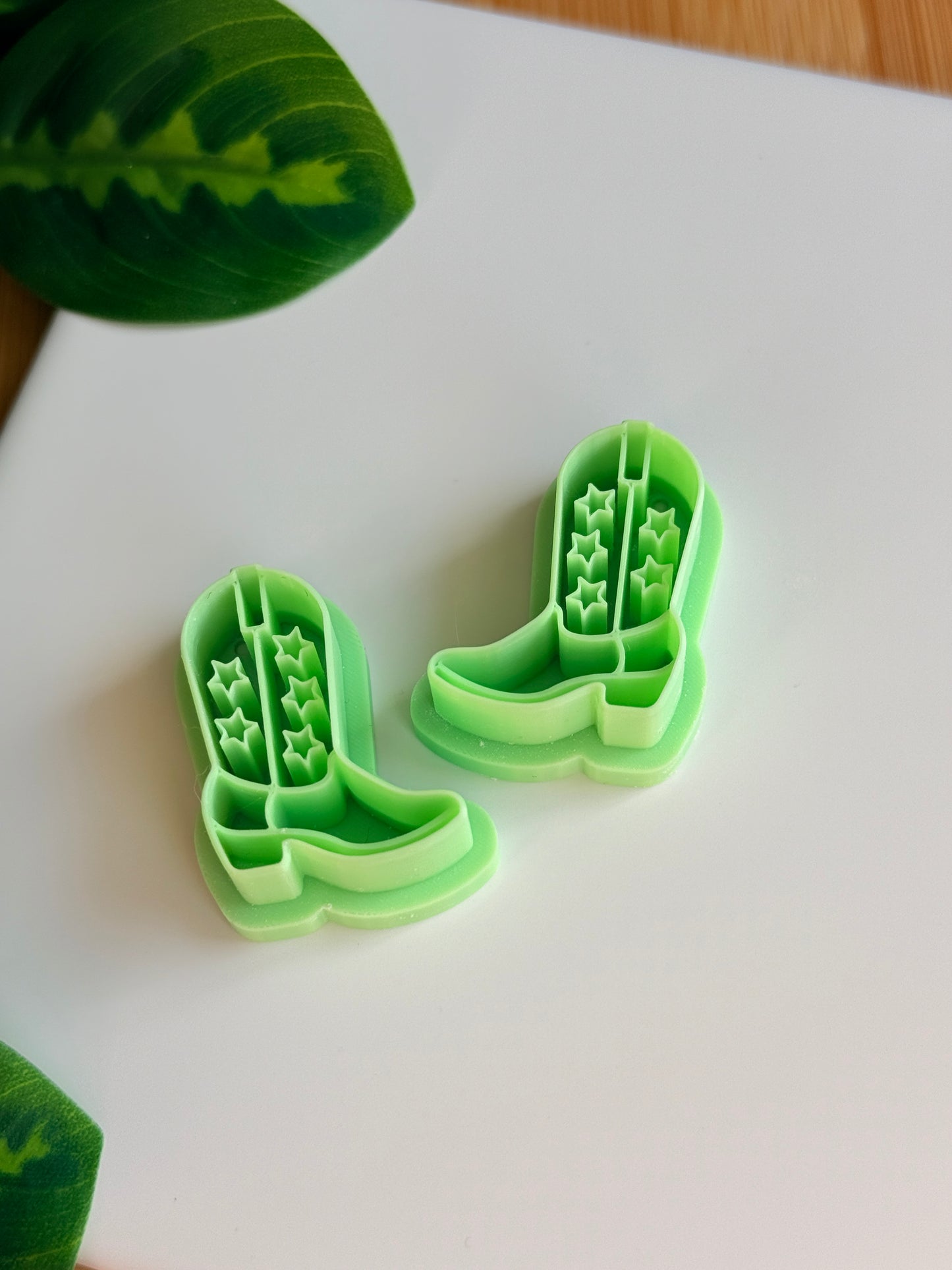 Cowboy Boot Mirrored Cutter Set | Polymer Clay Cutters