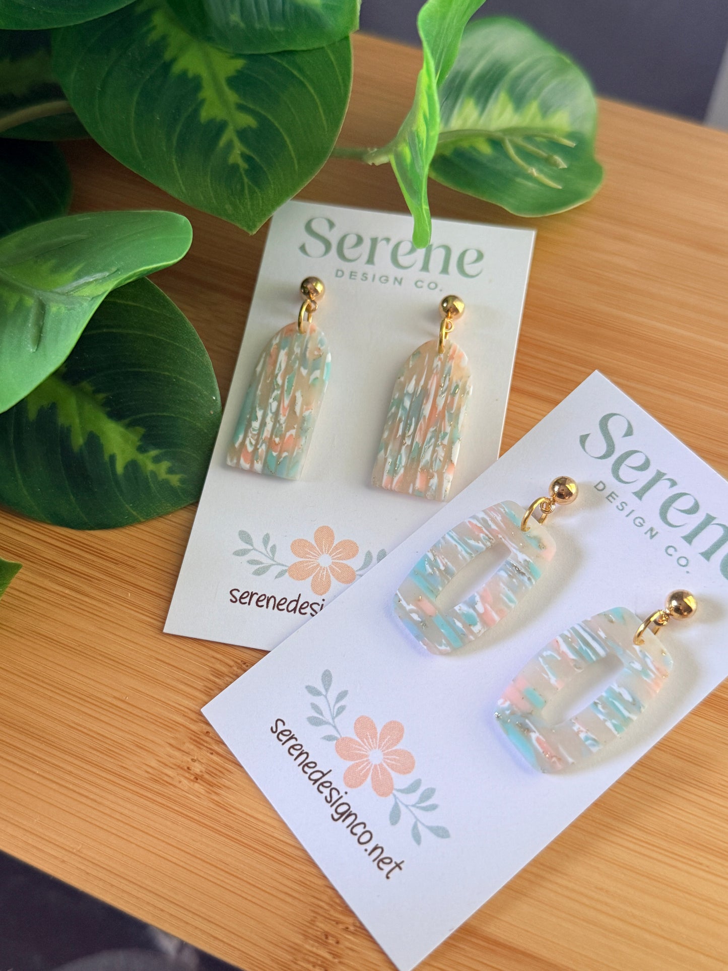 Summer Stripe Dangles
