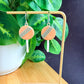 Peach Cake Pop Earrings