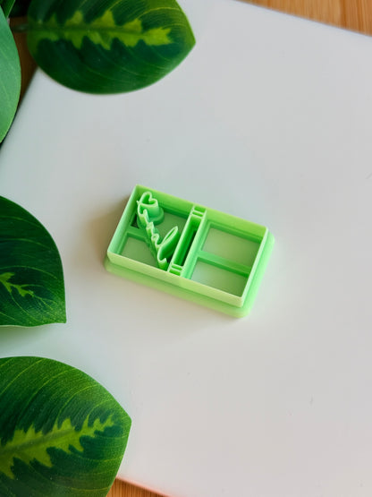 Script Love Book Cutter | Polymer Clay Cutters