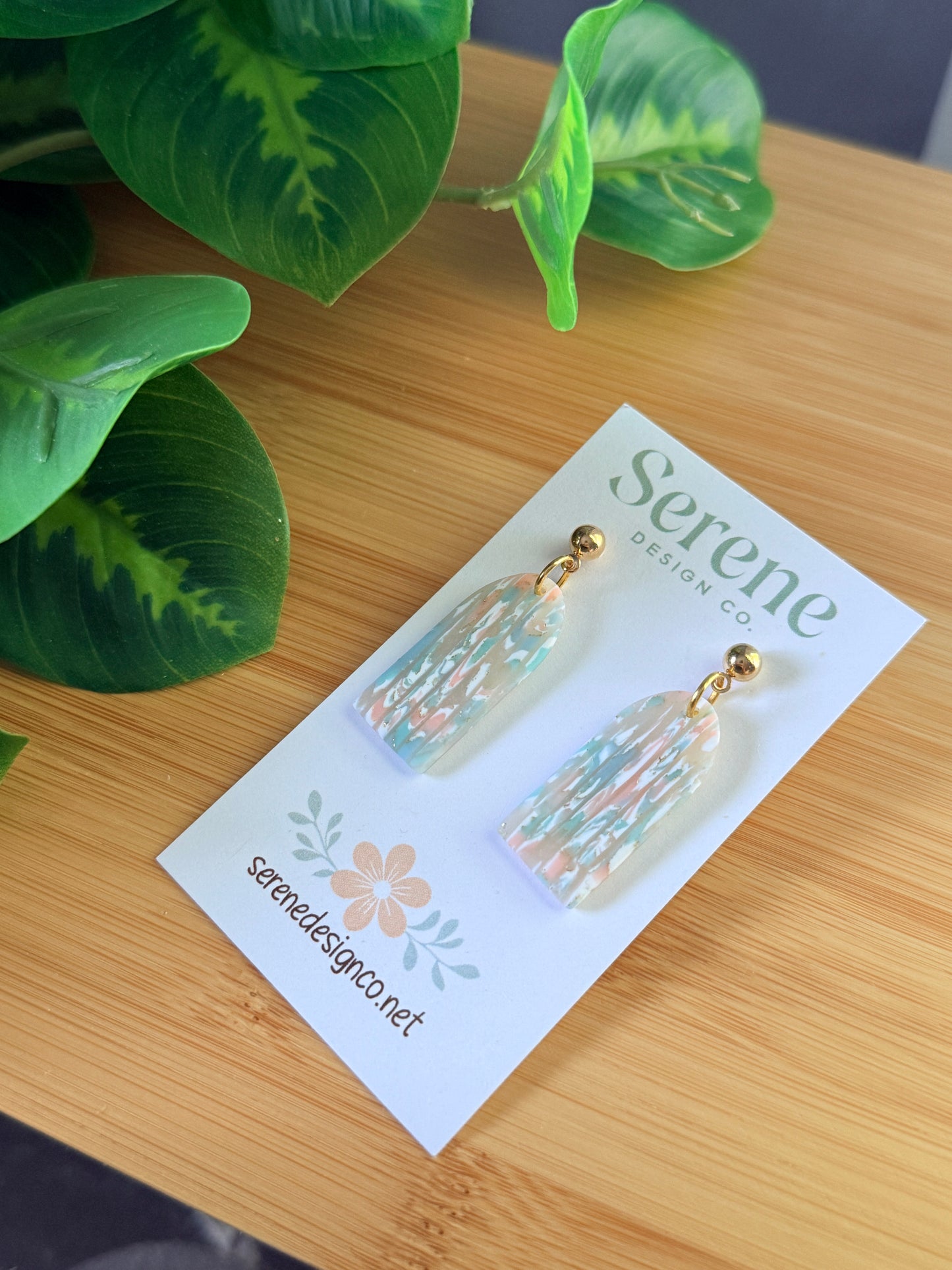 Summer Stripe Dangles