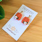 Floral Pumpkin Dangles