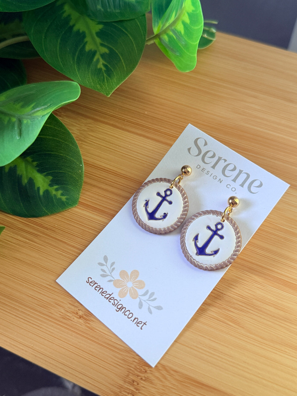 Rope Framed Anchor Dangles