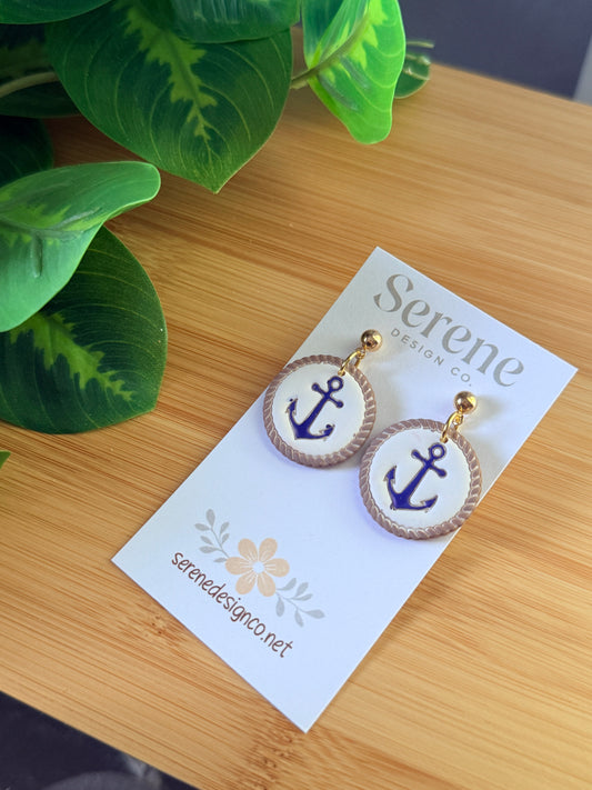 Rope Framed Anchor Dangles