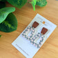 Daisy Print Dangles