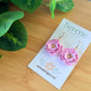 Pink Flower Dangles