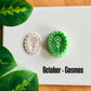Framed Birth Month Flower Cutter | Polymer Clay Cutters