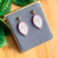 Pink Frame Daisy Earrings | Polymer Clay Earrings