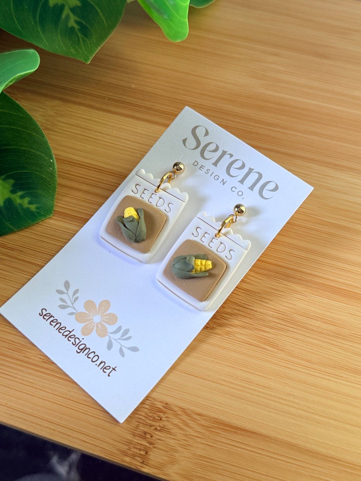 Veggie Seed Packet Dangles