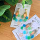 Beach Glass Cluster Dangles