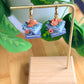Floral Book Stack Earrings | Polymer Clay Earrings