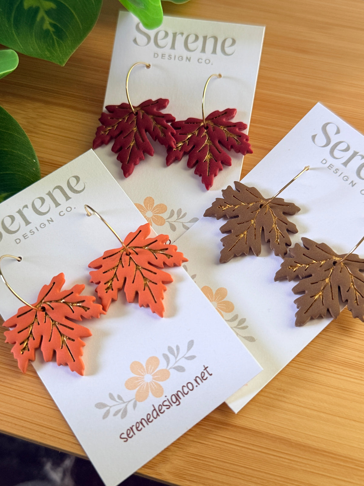 Leaf Hoops