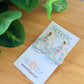 Rounded Triangle Coastal Stripe Dangles
