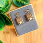 Dueling Swords Book Earrings | Polymer Clay Earrings