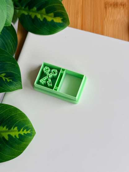 Intersecting Keys Book Cutter | Polymer Clay Cutters