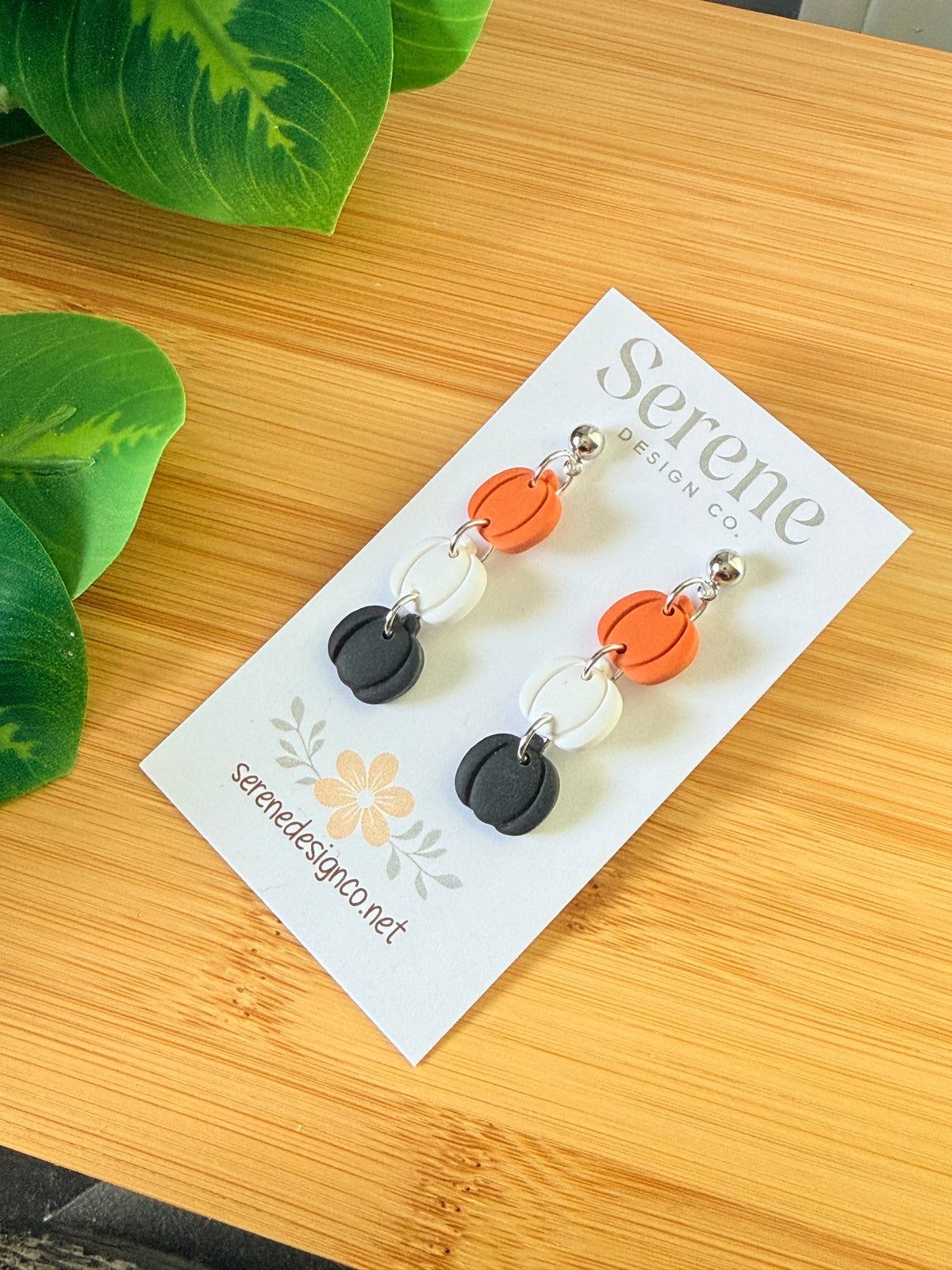 Pumpkin Trio Dangles