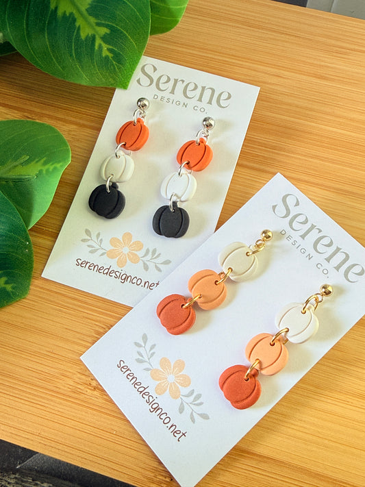 Pumpkin Trio Dangles